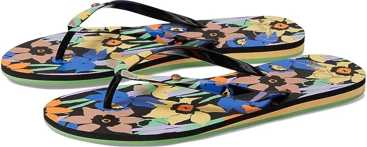 Roxy Portofino III (Black Multi) Women's Sandals