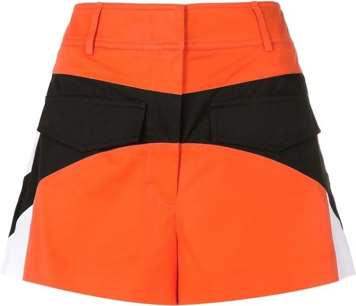Panelled High-Waisted Shorts
