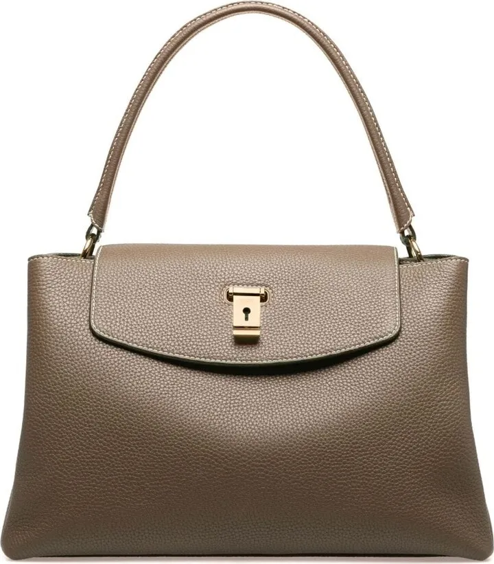 Layka leather tote bag