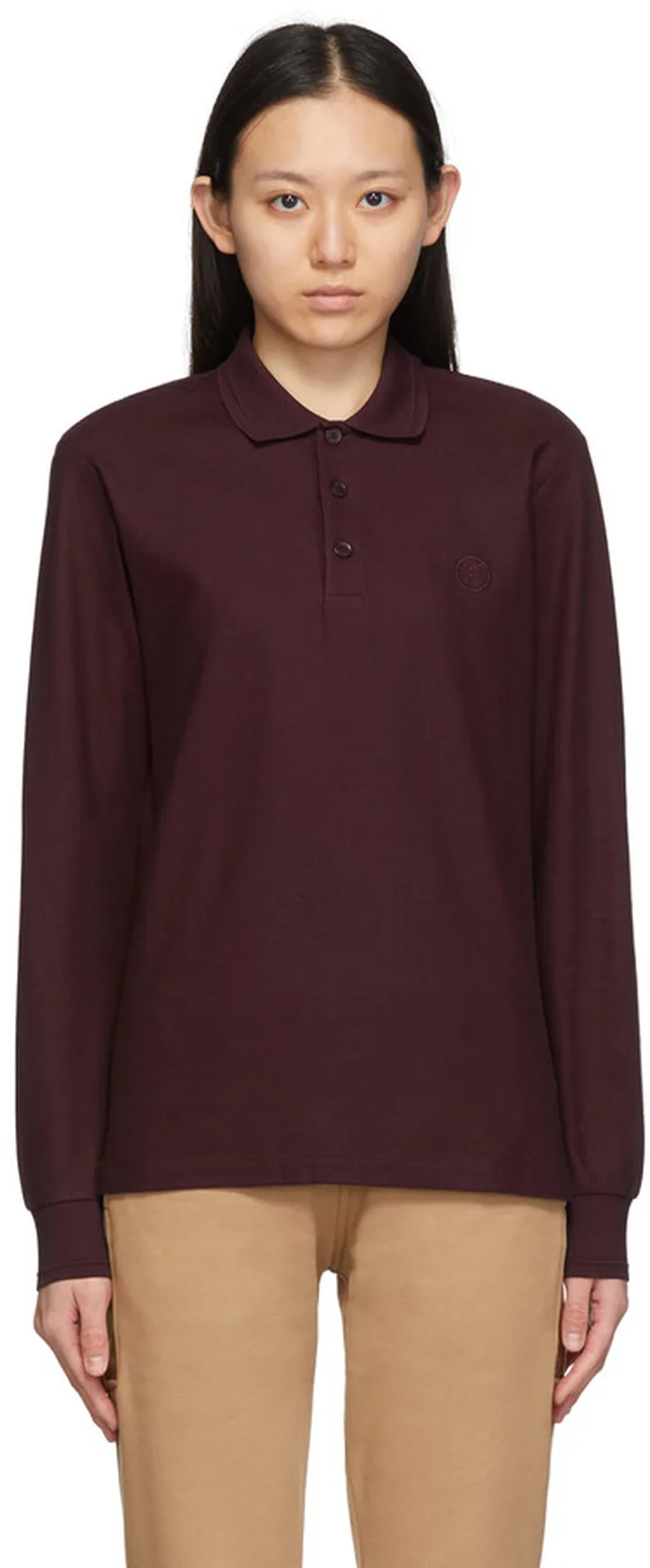 Burberry Piqué Logo Polo