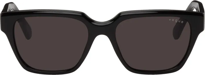 Vogue Eyewear Black Hailey Bieber Edition Square Sunglasses