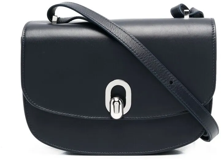 Tondo leather shoulder bag