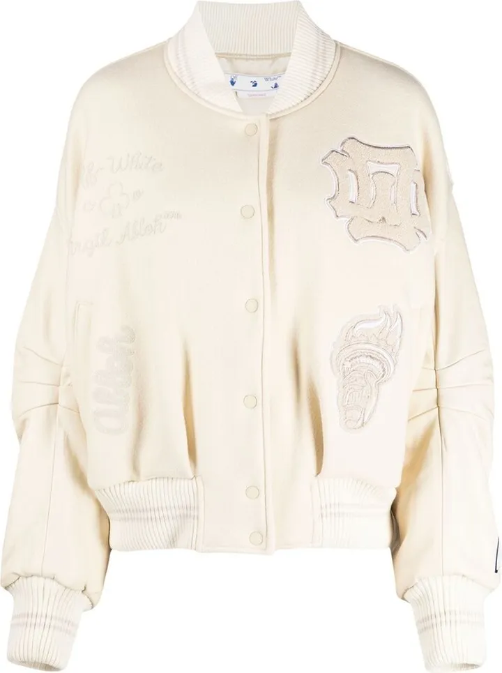 Liberty cropped bomber jacket