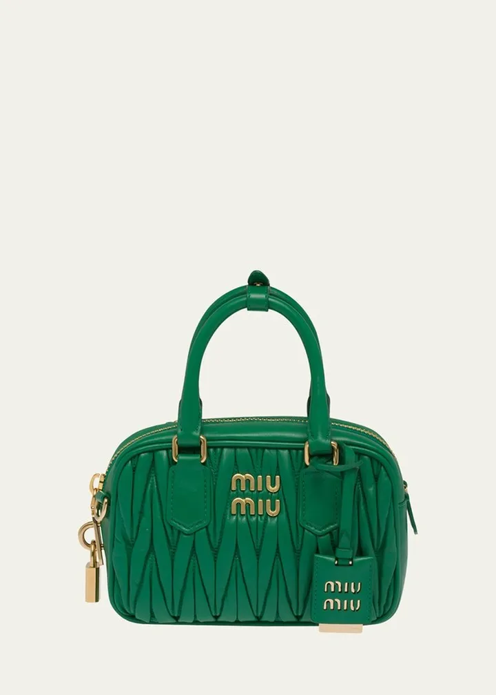 Matelasse Nappa Leather Small Crossbody Bag