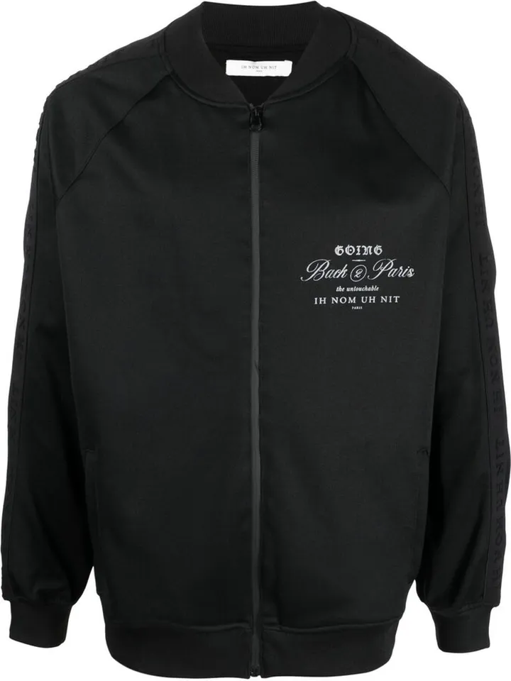 Logo-Print Bomber Jacket