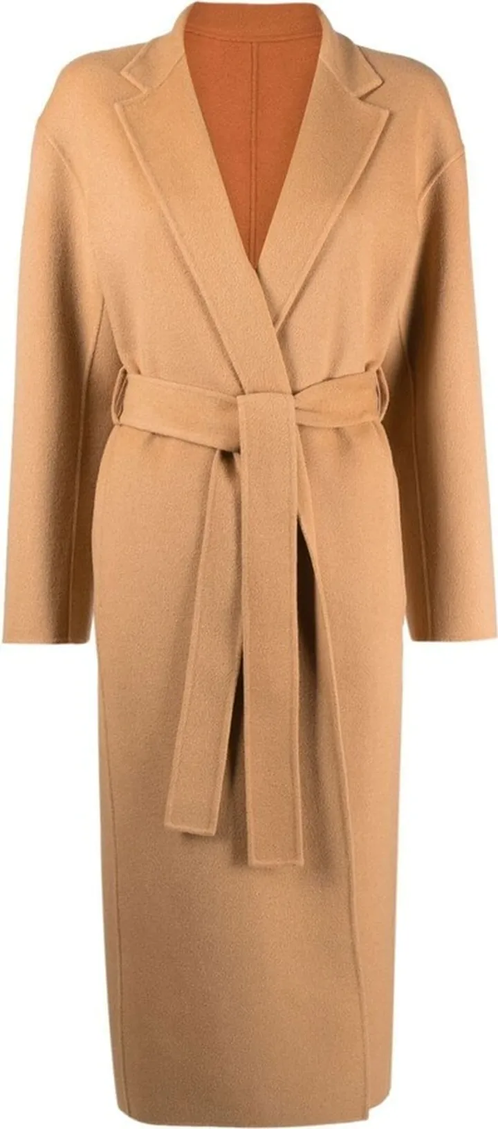 Single-Breasted Wool Coat
