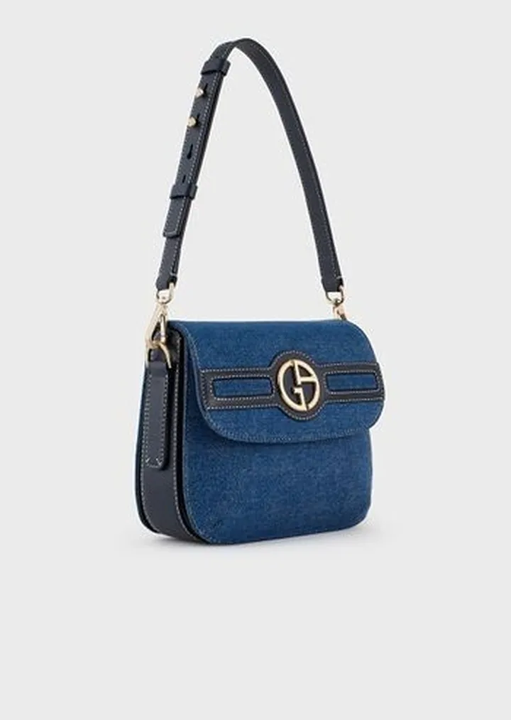 Denim Collection la Prima denim shoulder bag