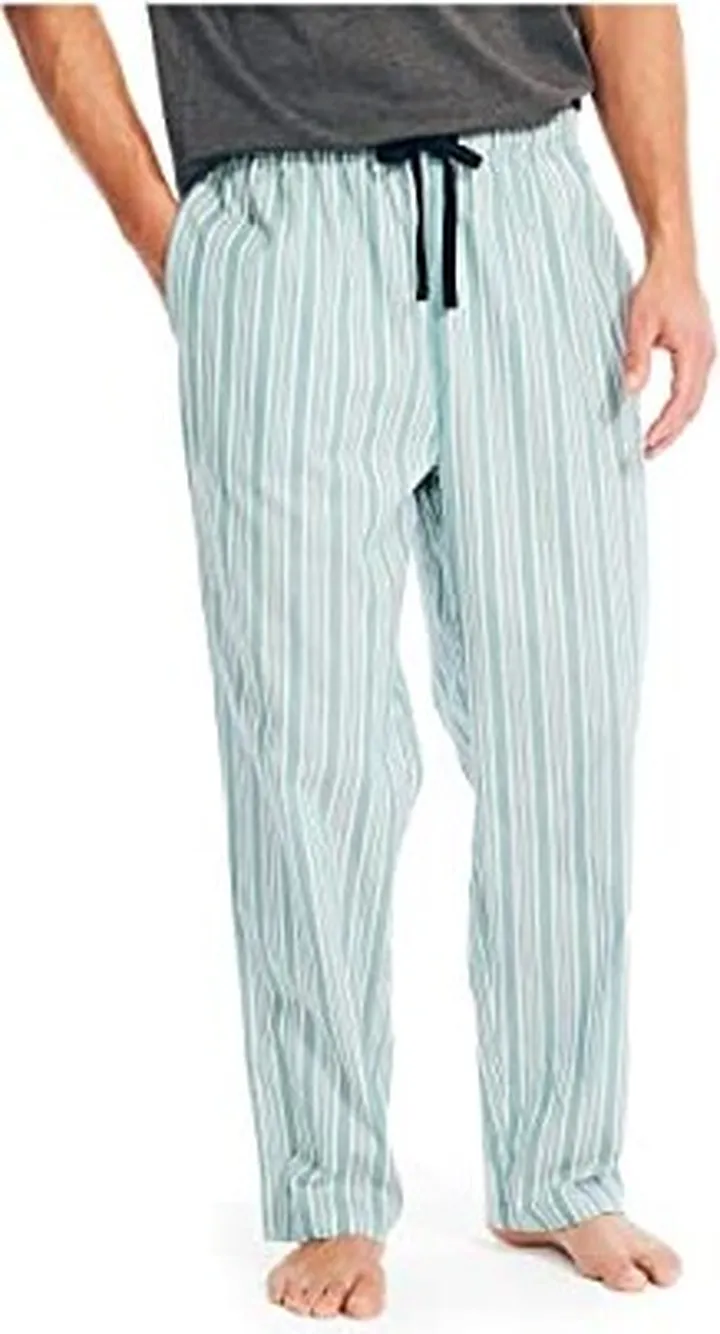 Nautica Men's Striped Poplin Sleep Pant
