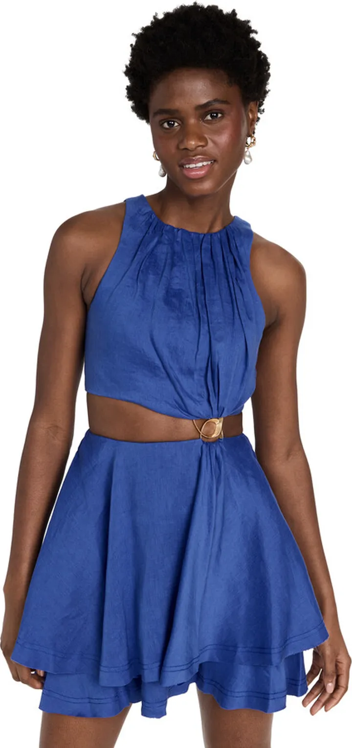 Aje Holt Cut Out Ring Mini Dress