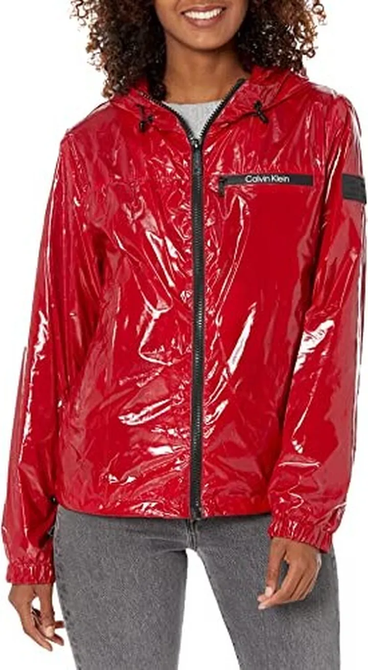 Calvin Klein Women's Lightweight Water Resistant Everyday Windbreaker