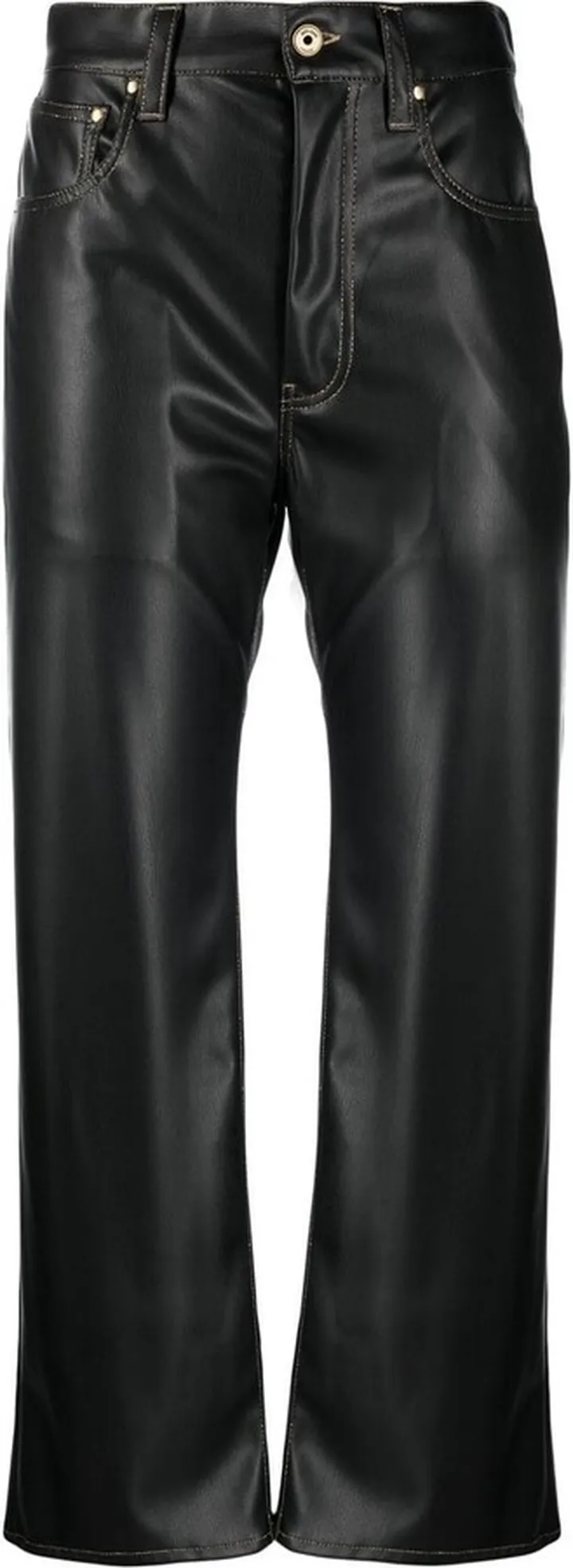 Cropped Straight-Leg Trousers