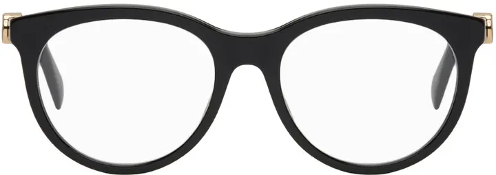 Gucci Black GG Round Glasses