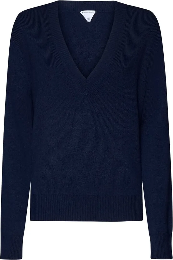 Bottega Veneta V-Neck Knitted Jumper