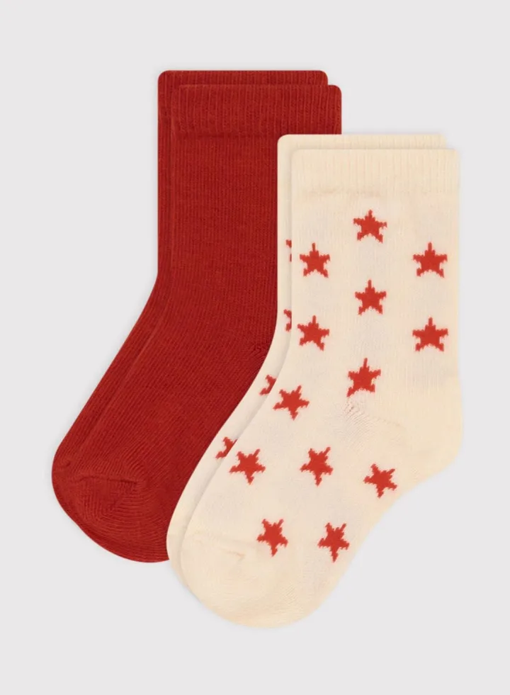 Kids 2 Pack Assorted Socks