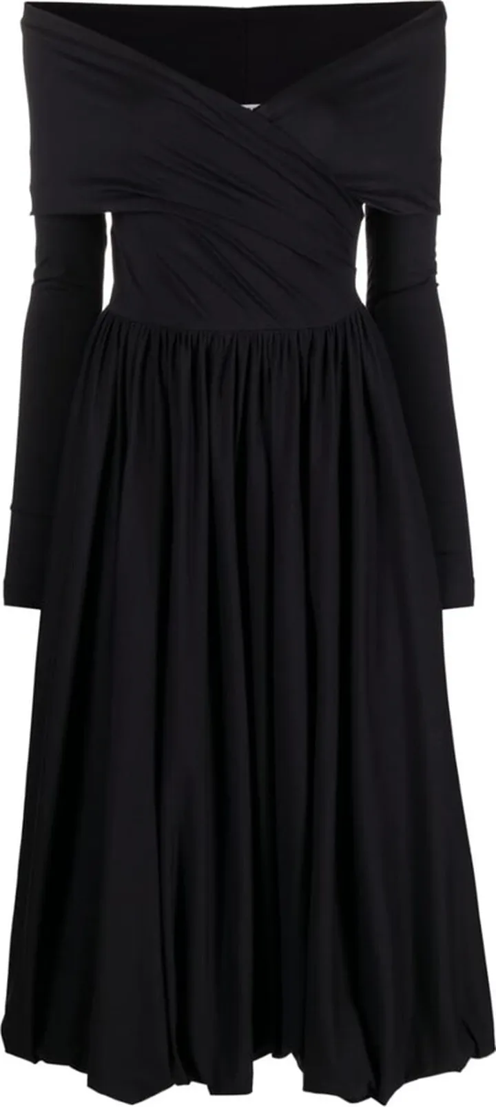 Cotton Jersey Midi Dress