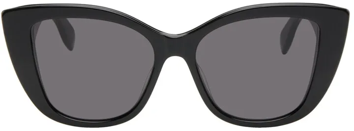 Alexander McQueen Black Graffiti Sunglasses