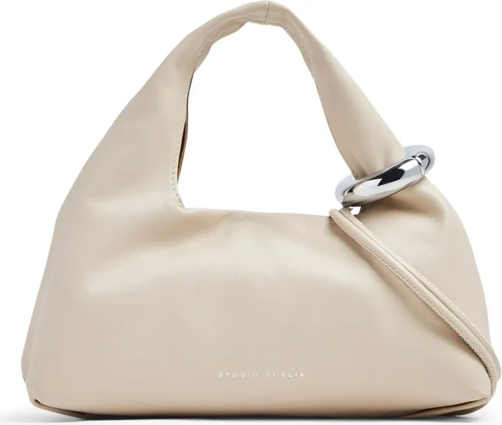 Helium leather shouder bag