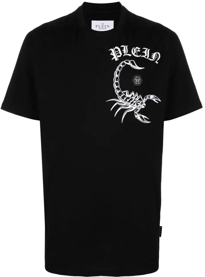 chest logo-print detail T-shirt