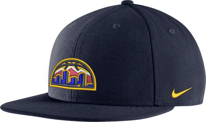 Denver Nuggets City Edition Nike Men's NBA Snapback Hat in Blue