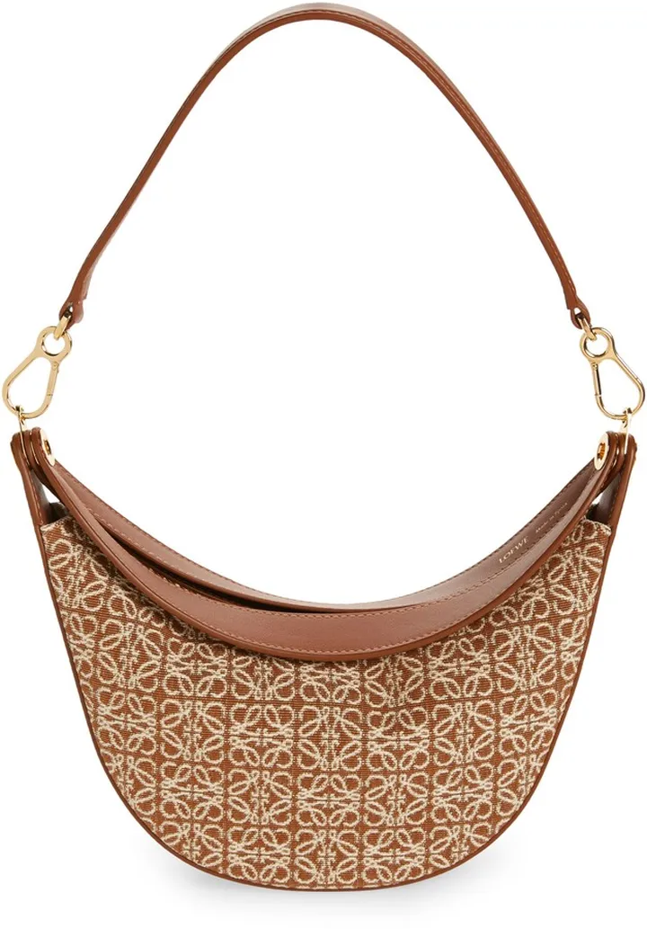 Small Luna Anagram Jacquard Shoulder Bag