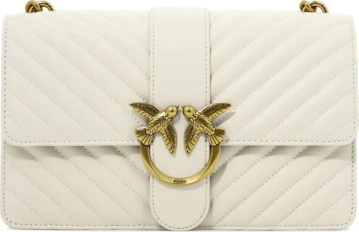Pinko Love Classic Icon V Quilt Shoulder Bag