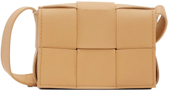 Bottega Veneta Beige Cassette Shoulder Bag