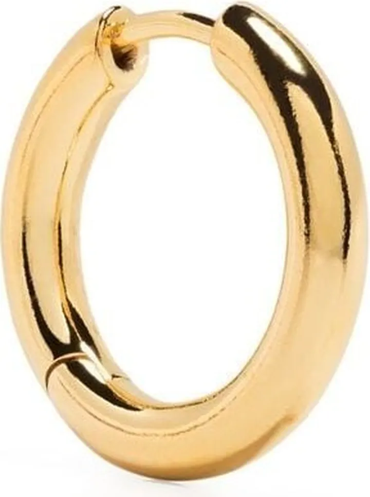gold Slate 10 Huggie earring