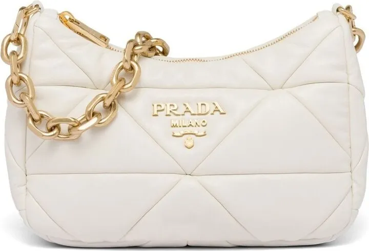 System nappa-leather patchwork bag