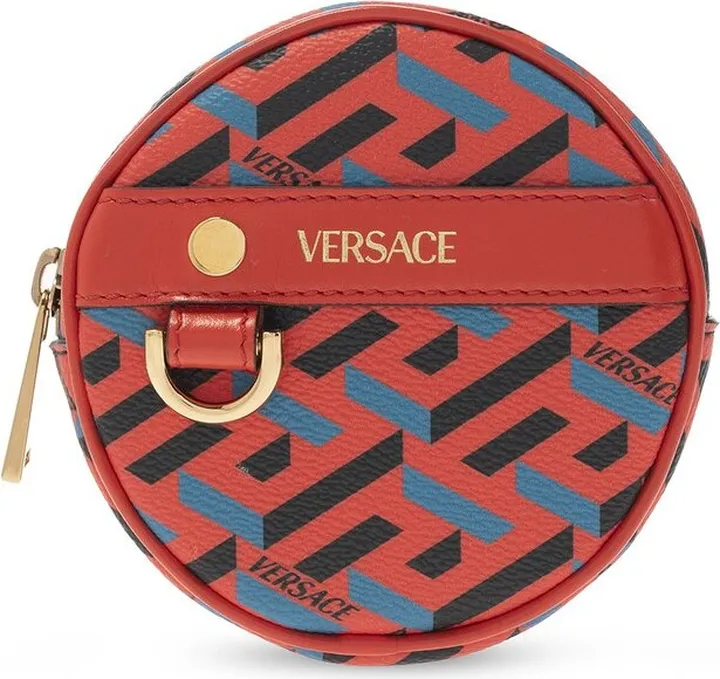 Versace La Greca Pattern Logo Detailed Belt Bag