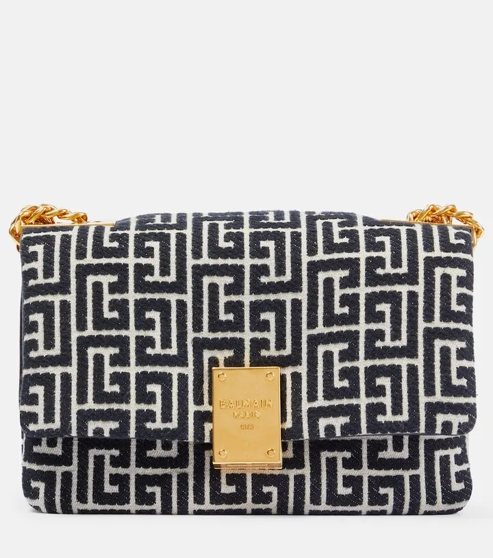 1945 Small jacquard shoulder bag