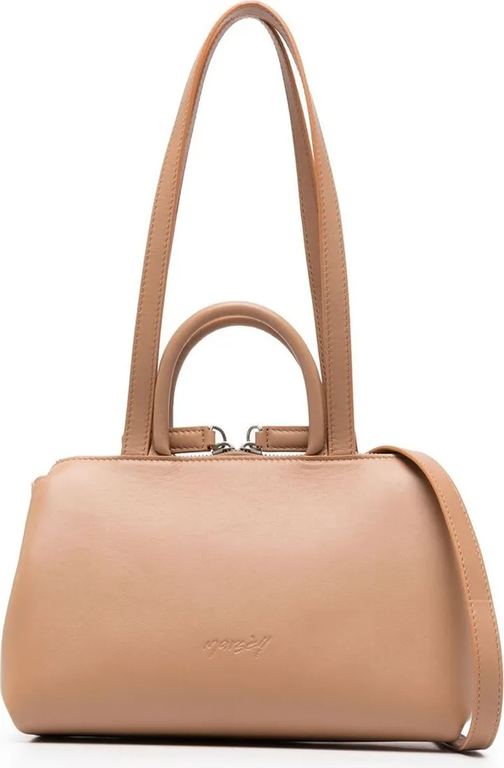 mini Orizzonte leather shoulder bag