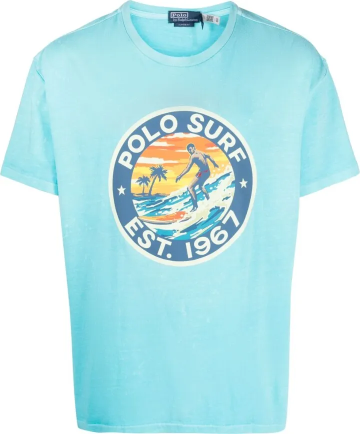 slogan-print cotton T-shirt