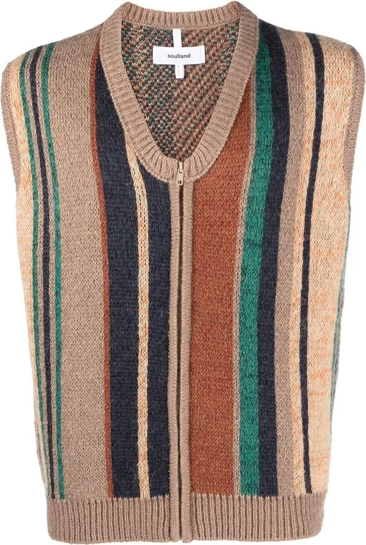 Larry striped vest