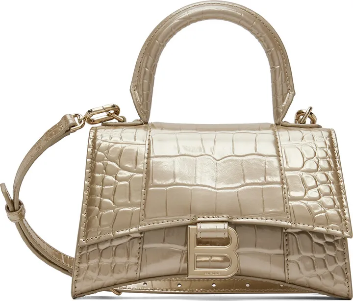 Balenciaga Yellow XS Hourglass Bag