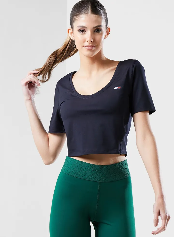 Cropped Logo T-Shirt