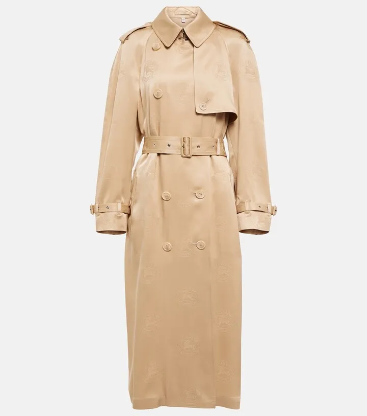 Double-breasted trench coat