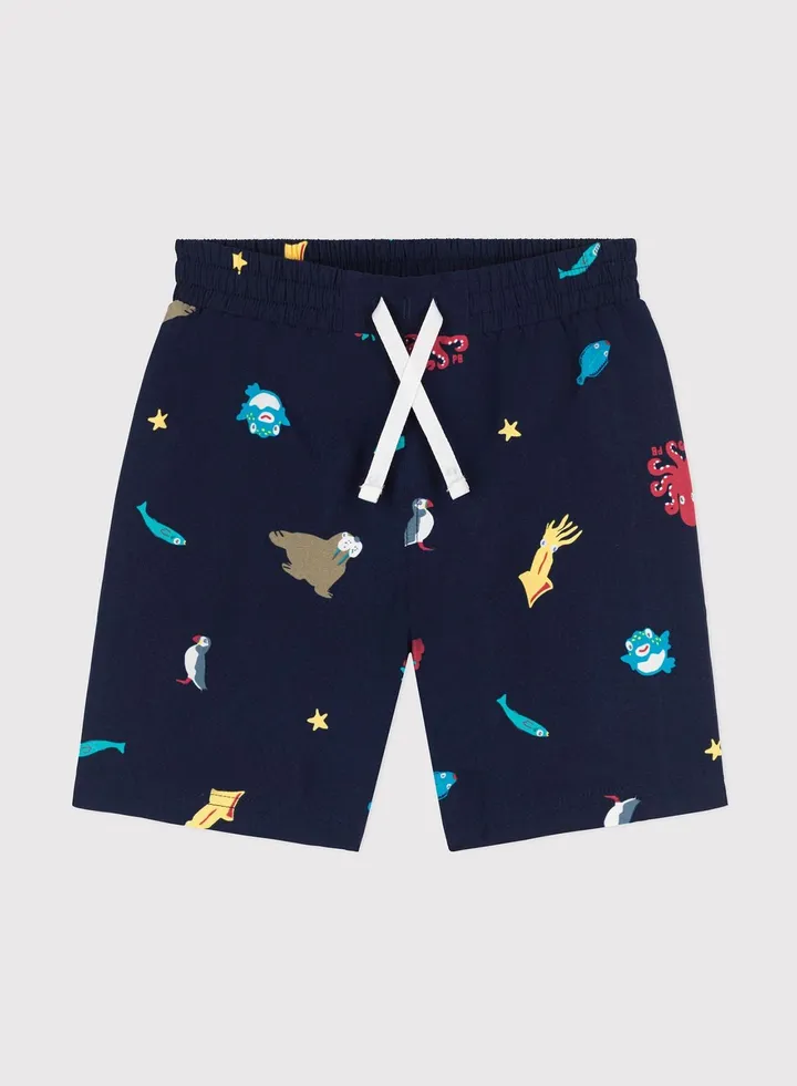 Youth Printed Swimming Shorts