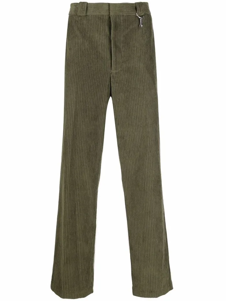 Corduroy Straight-Leg Trousers
