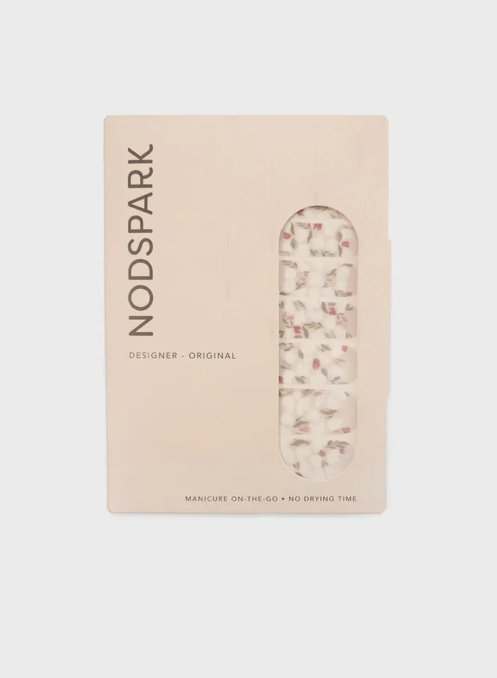 Nail Art Wrap - White Floral