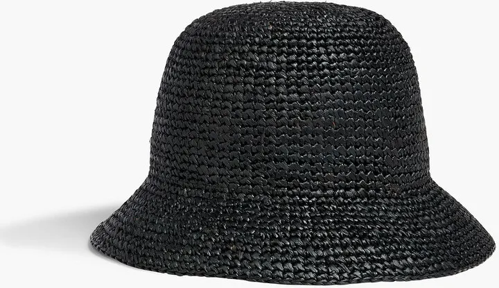 Raffia bucket hat