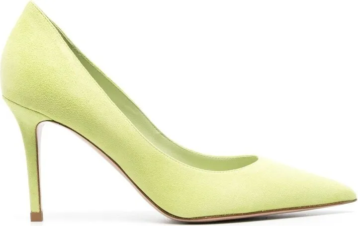 Eva 90mm suede pumps