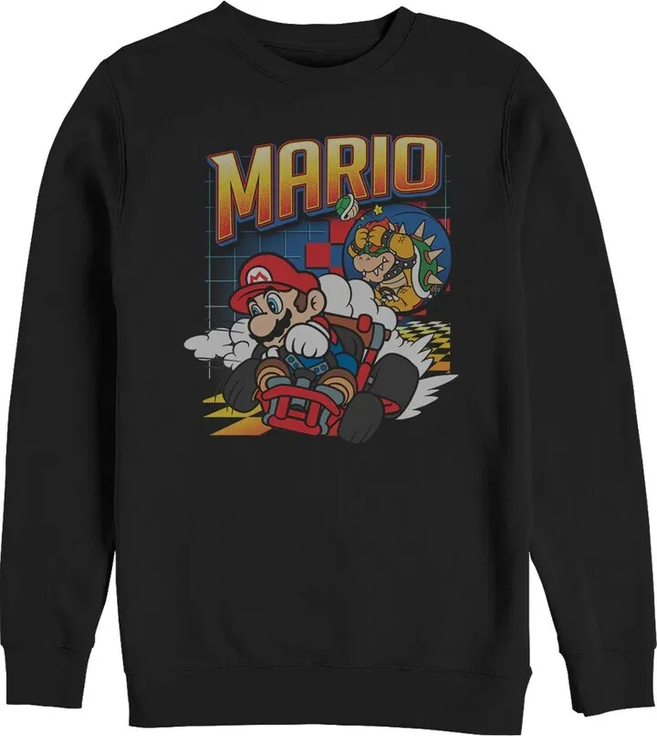 Men's Nintendo Mario Kart Winner Sweatshirt - Black - X Large