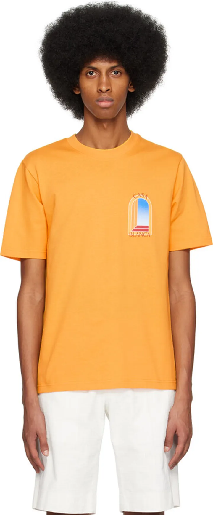 Casablanca Yellow L'Arche De Jour T-Shirt