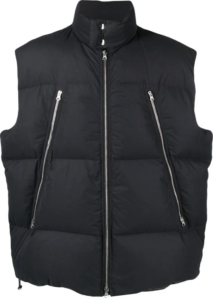 High-Neck Padded Gilet