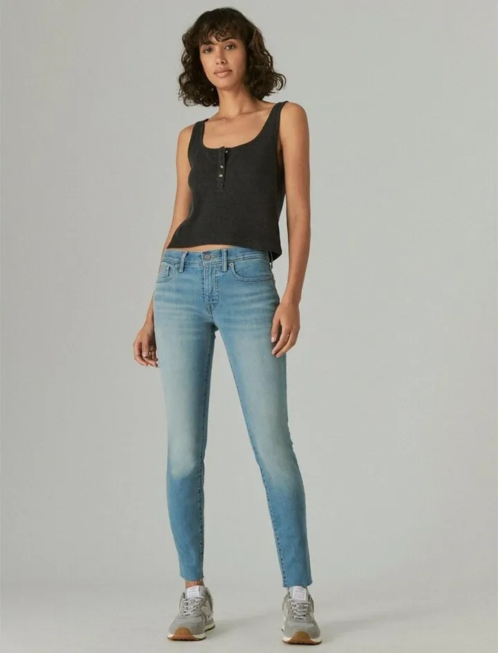 Lucky Brand Women's Ava Super Skinny Jean - Light Blue 29 x 29