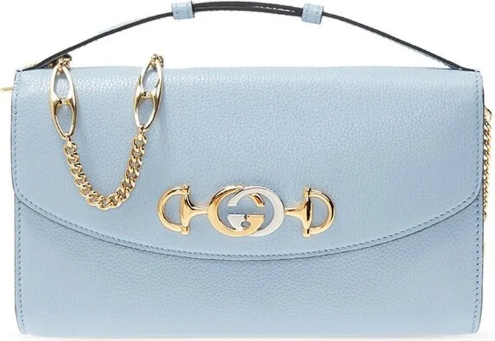 Gucci Zumi Logo Plaque Shoulder Bag