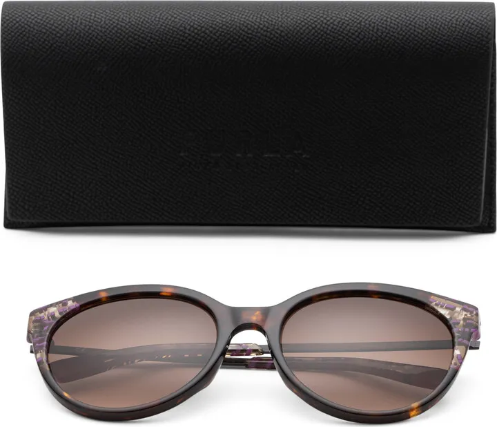 55mm Designer Cat Eye Sunglasses