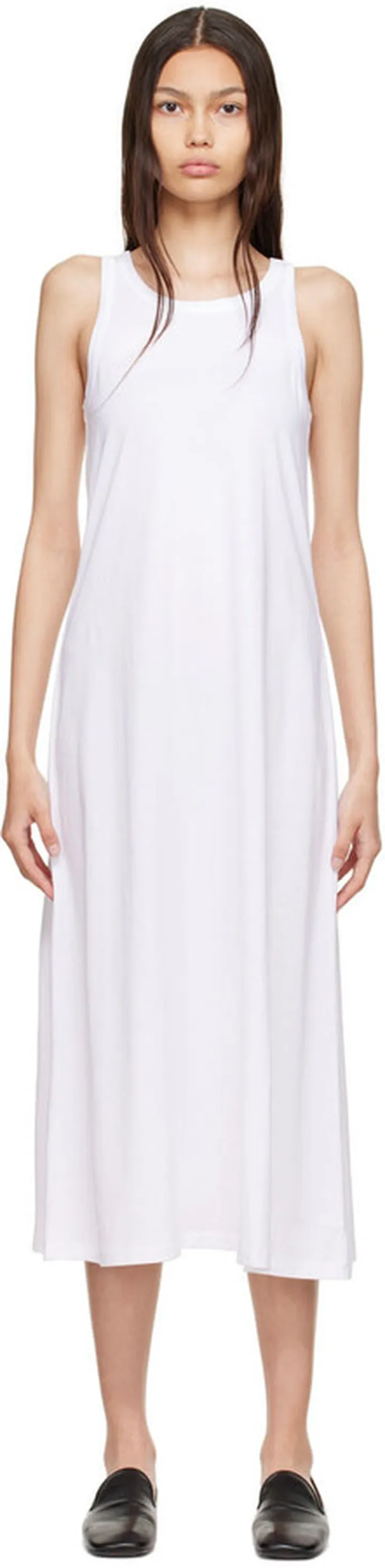 Studio Nicholson White Flint Midi Dress