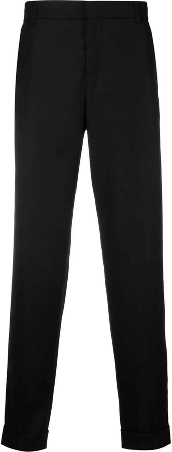 Mid-Rise Straight-Leg Trousers