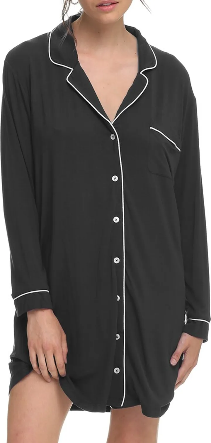 Kate Long Sleeve Nightgown